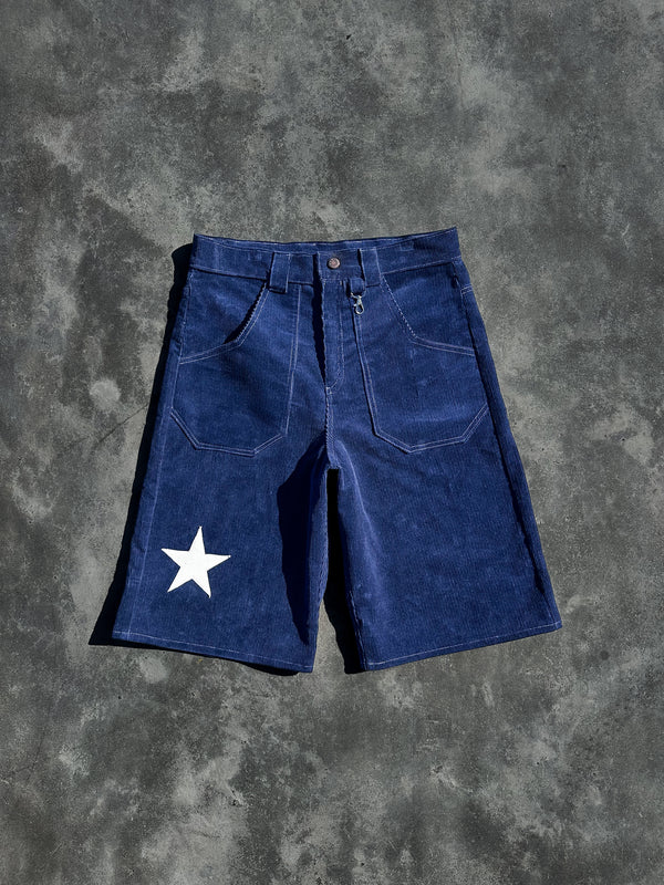 Corduroy Star Shorts