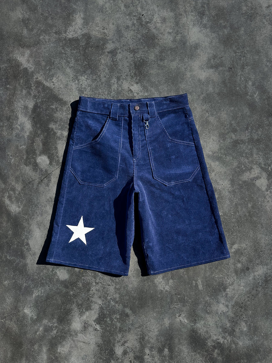 Corduroy Star Shorts